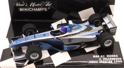 2001 Minichamps Lucky Strike BAR Honda 003 J Villeneuve -1