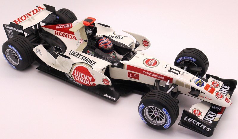 LL1345 HONDA RACING F1 08MF106BCRB43 1/43 11 Lucky Strike RA106 Barrichello 2006