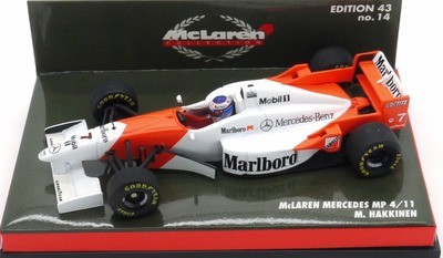 1998 Minichamps West McLaren Mercedes MP4/13 - M Hakkinen -1-18
