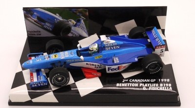 Modèle Réduit F1 Benetton B198 Wurz 1998 1/43 Minichamps - Occasion Collection