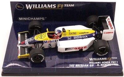 1986 Minichamps Williams Honda FW11 - N Mansell - Belgian GP - 1