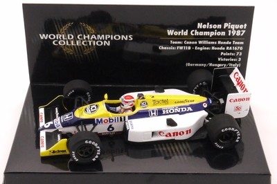 1987 Minichamps Williams Honda FW11B - N Piquet - World Champion