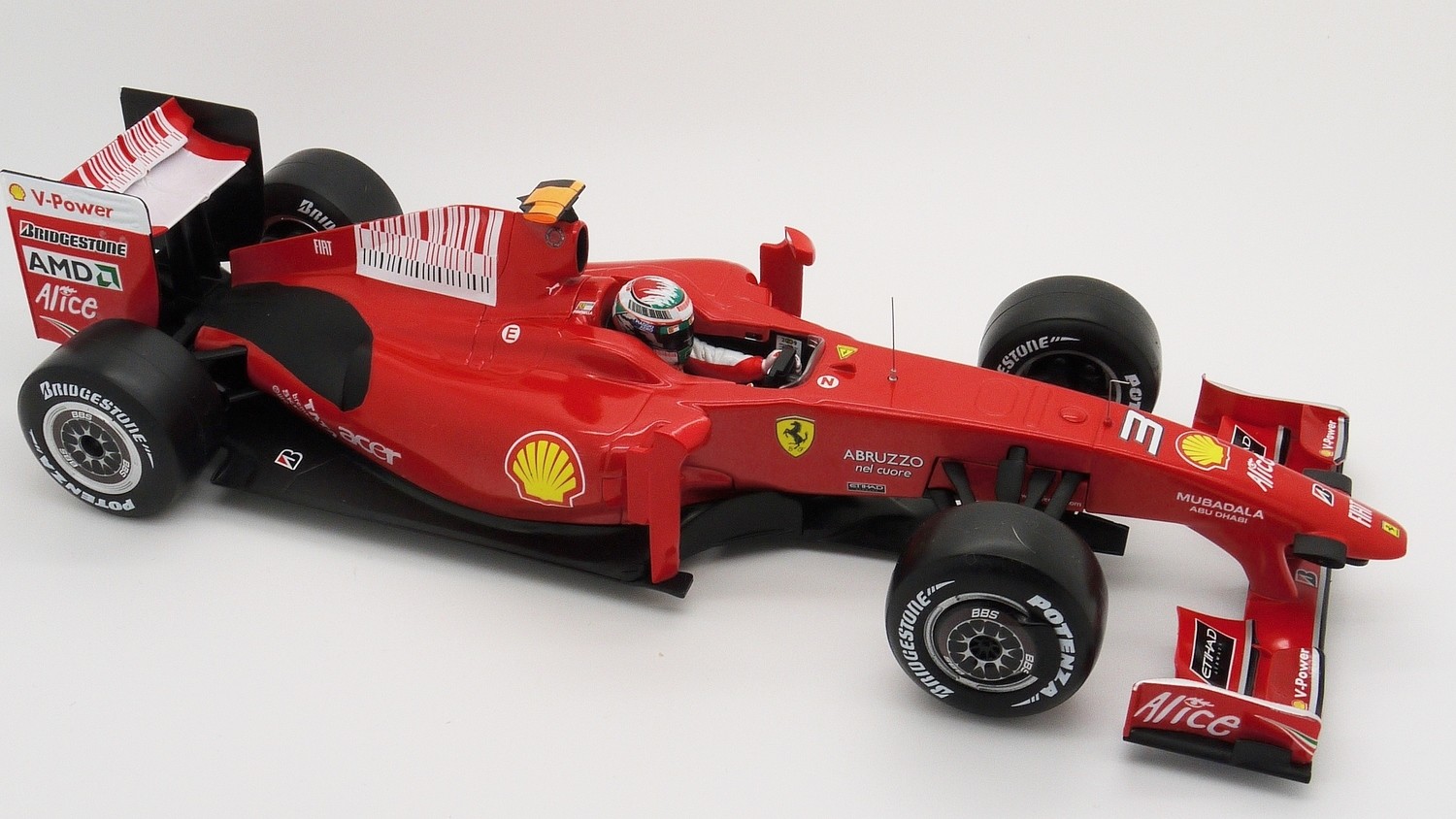 FERRARI F60 2009 G. FISICHELLA F1 FORMULE 1 N°28 rouge au 1/43 sous blister