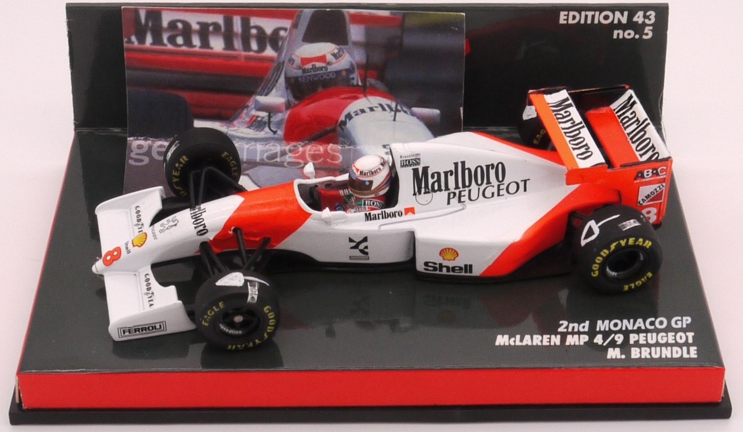 1994 Minichamps Marlboro Mclaren MP4/9 - M Brundle - Monaco
