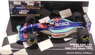 ミニカー MINICHAMPS Jordan 192 M. Gugelmin 1992 ミニカー MINICHAMPS Jordan 192 M. Gugelmin 1992 Minichamps