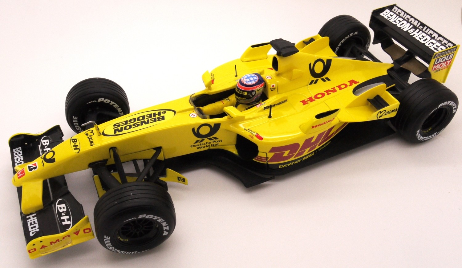 2002 Hot-Wheels Benson & Hedges Jordan EJ12 T Sato -Japanese GP 1