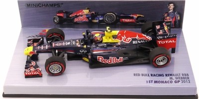 MINICHAMPS 1/43 Red Bull RB8 BLAZILIAN GP 2012 WORLD CHAMPION #1 S