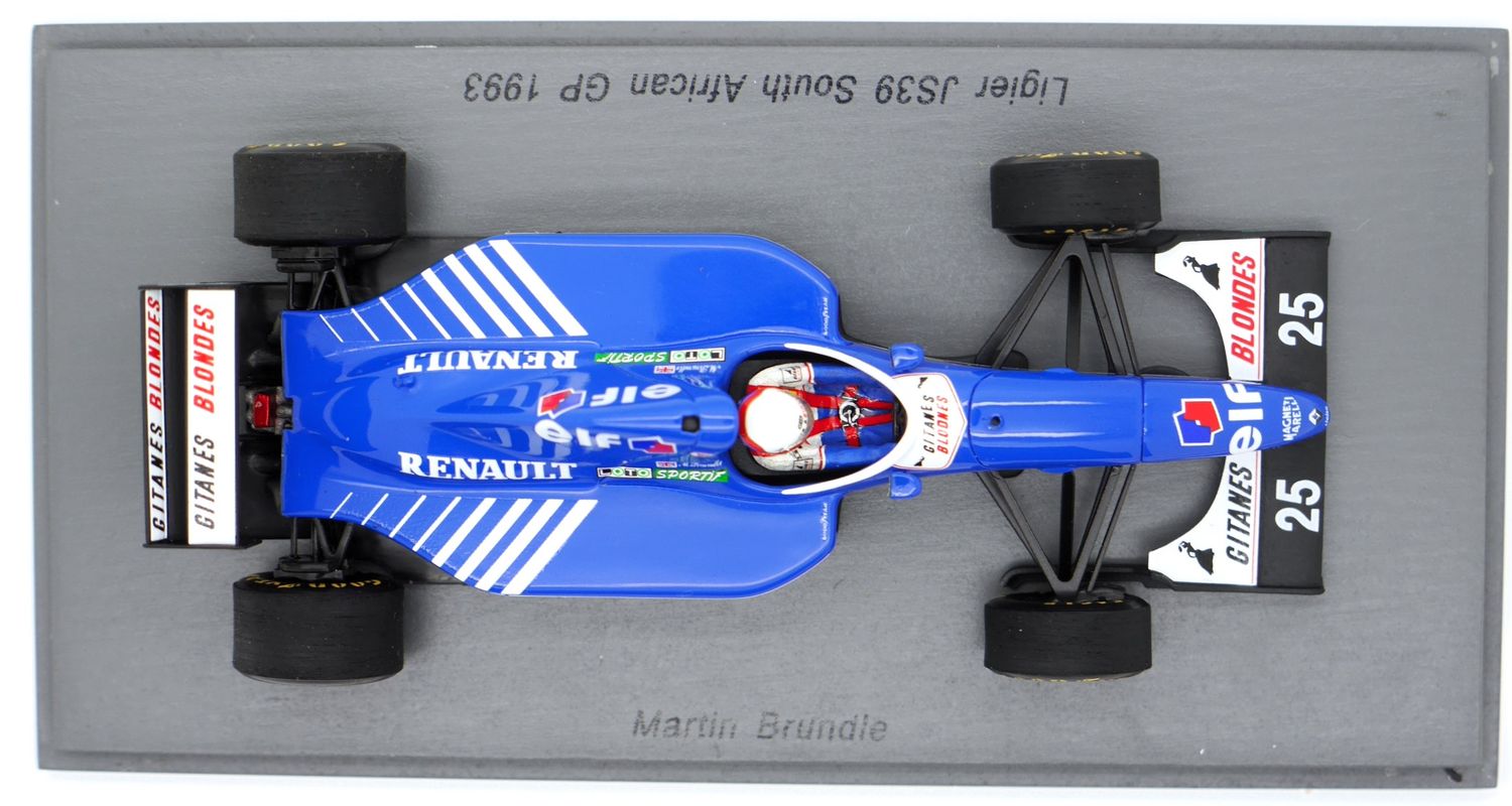 Voiture F1 Miniature Spark 1/43 Ligier JS39 F1 – Martin Brundle