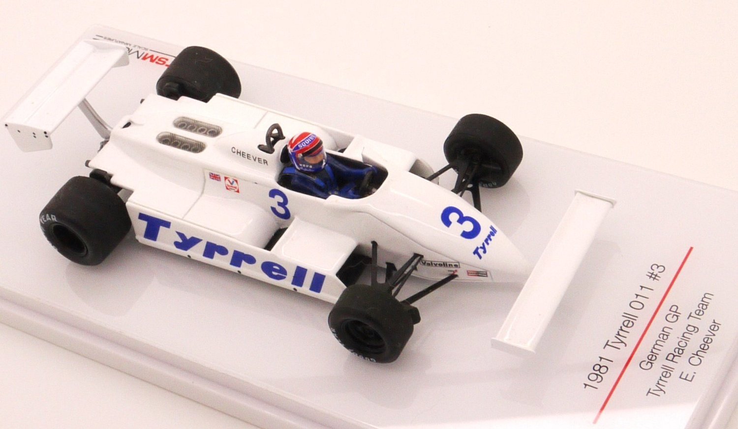 TrueScale Miniatures 1⁄43 ティレル 011#3 TSMモデル 1/43 ティレル