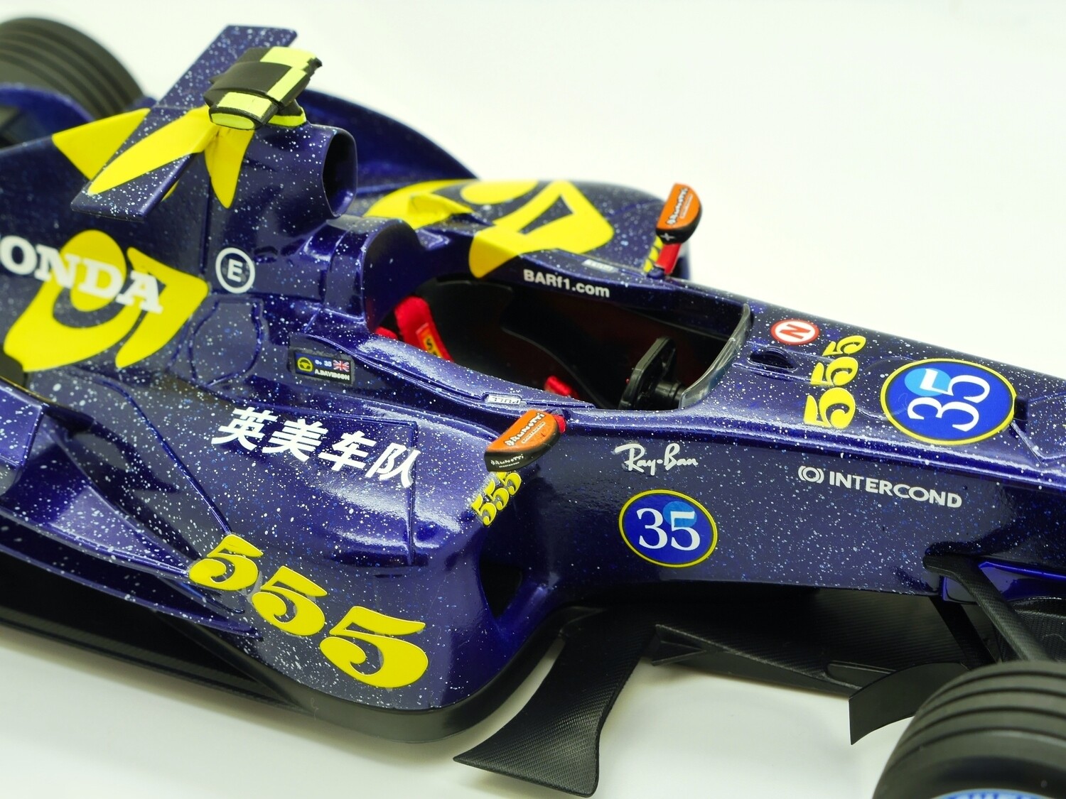 2004 Minichamps 555 BAR Honda 006 A Davidson 3rd Chinese GP 1/18