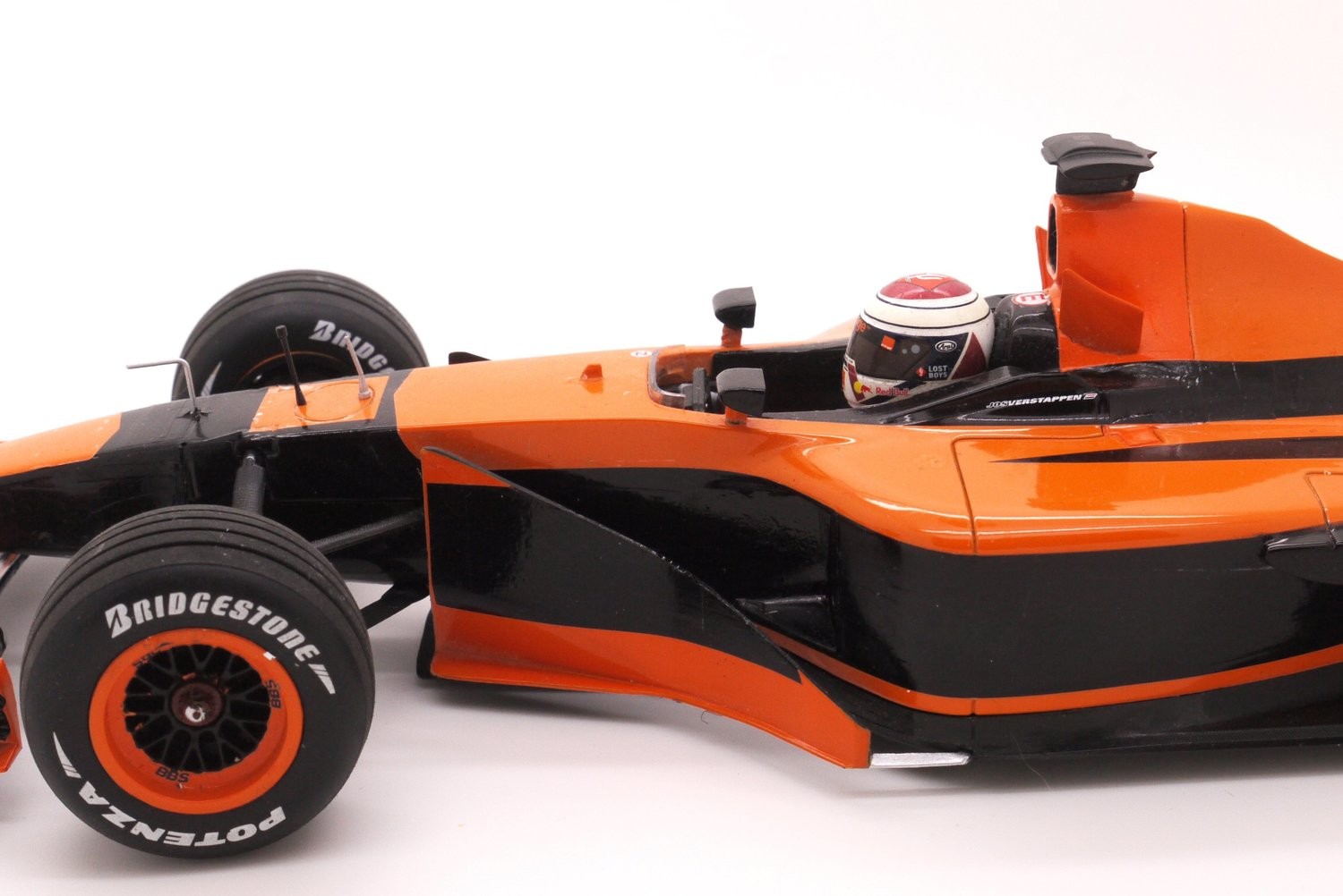 Arrows F1 Showcar 2000 Verstappen – Minichamps 1/18 Orange