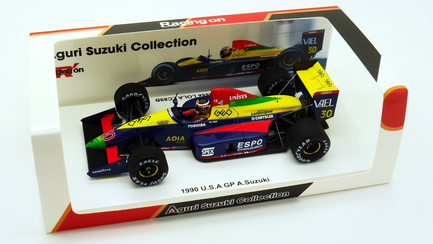 1990 Spark Larrousse Lola 89b A Suzuki USA GP 1/43