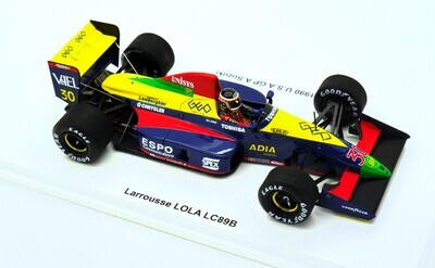 ミニカー spark Larrousse LOLA LC89B 1990 USAGP 1990 Spark Larrousse Lola 89b A Suzuki USA GP 1/43