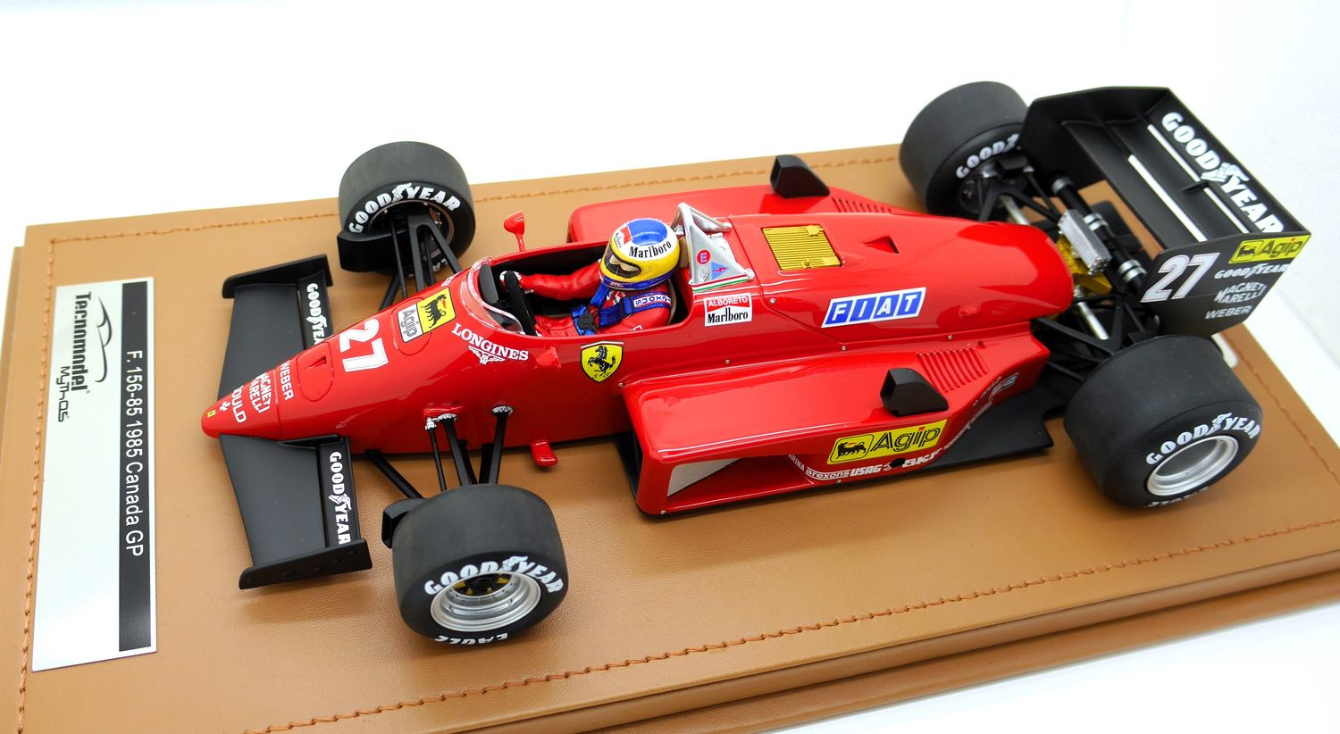 TECNOMODEL MYTHOS 1/18 - Ferrari 156/85 - Nürburgring GP 1985 (S. Johansson) - Résine
