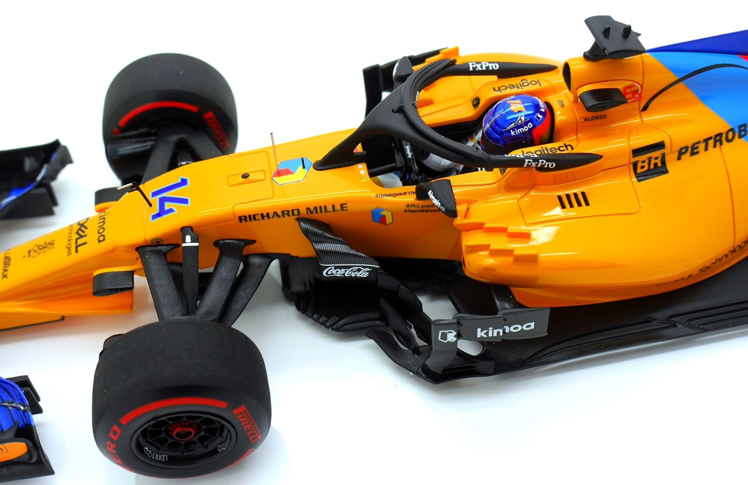 2018 Minichamps McClaren Renault MCL33 F.Alonso Abu Dhabi GP 1/18