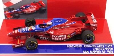 1996 BBR Footwork Arrows FA17 J Verstappen San Marino GP 1/43