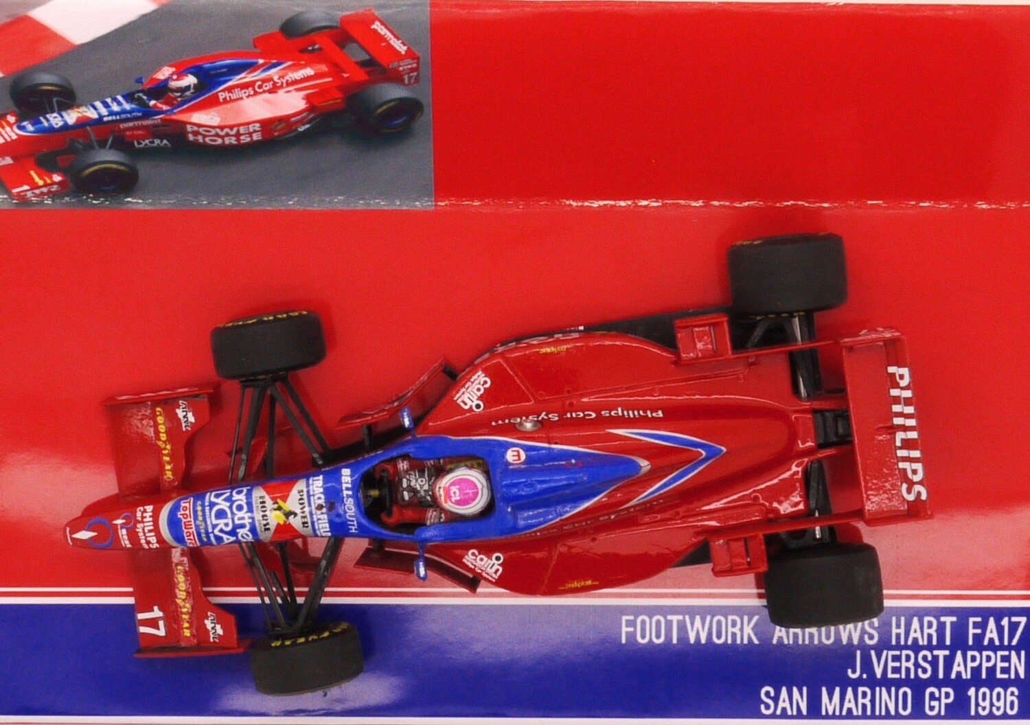BBR L KIT　MET67　1/43　FOOTWORK FA 17 1996 BBR Footwork Arrows FA17 J Verstappen San Marino GP 1/43