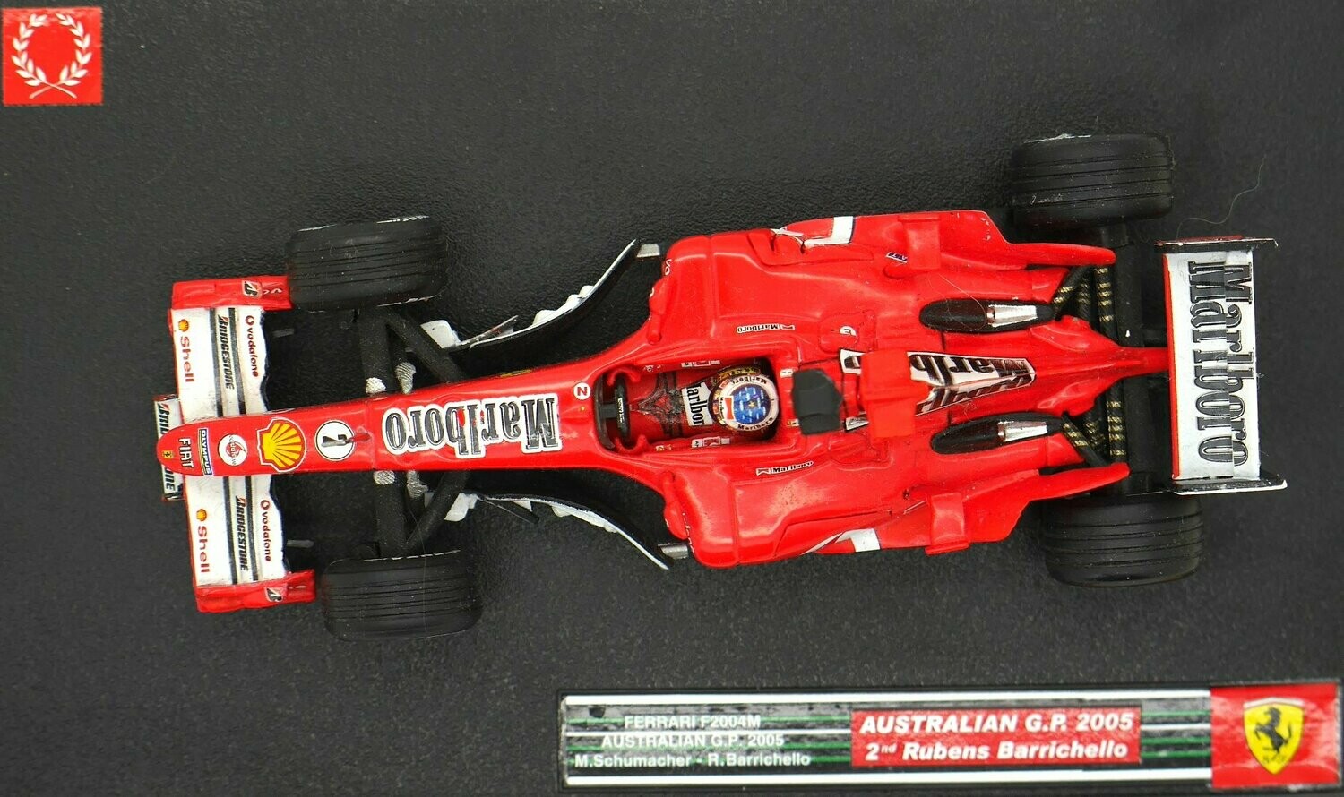 FERRARI F2002 GP 2002 R. BARRICHELLO HOTWHEELS 54619 1:43 of refere