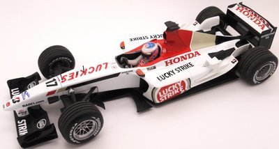 2003 Minichamps Lucky Strike BAR Honda 005 J Button 1/18