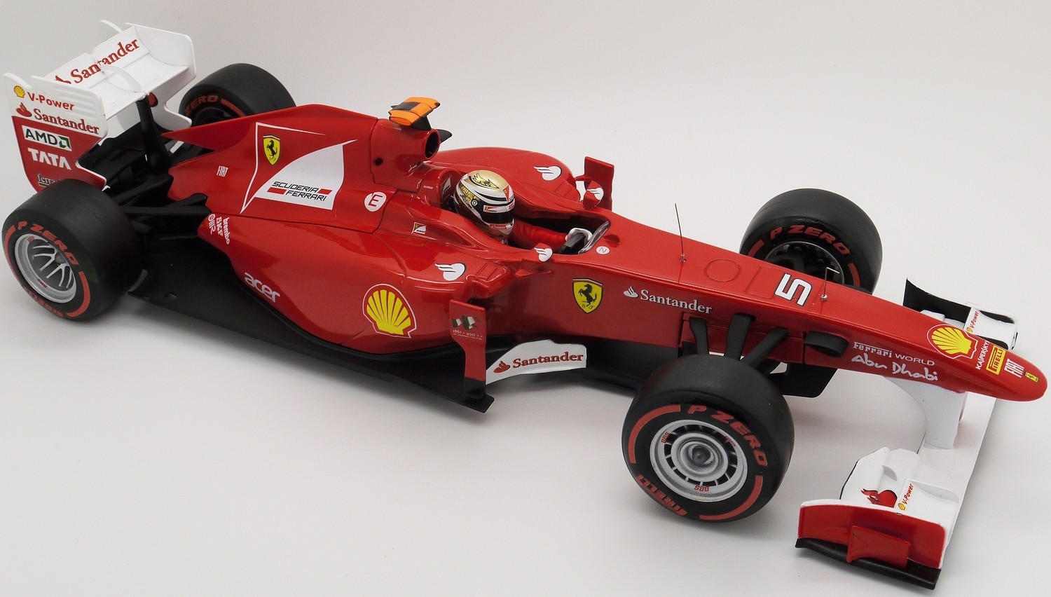 2011 HotWheels Elite Ferrari f150 F.Alonso Monaco GP 1/18