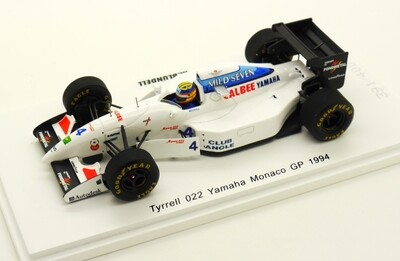 Minichamps 1/43 Yamaha Tyrrell 022 – Mark Blundell – Collection 430 940004 – Occasion RP_3029
