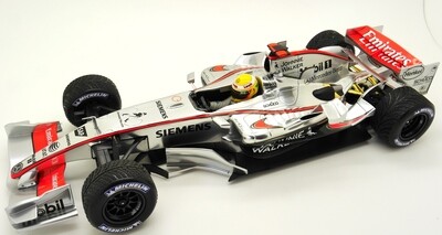1998 Minichamps West McLaren Mercedes MP4/13 M Hakkinen 1/18 Team
