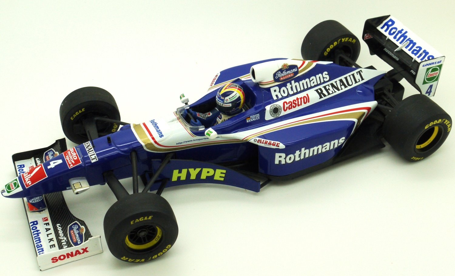 1997 Minichamps Rothmans Williams FW19 H H Frentzen San Marino GP 1/18