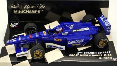 1997 Minichamps Gauloises Prost Mugen Honda JS45 O Panis Spanish