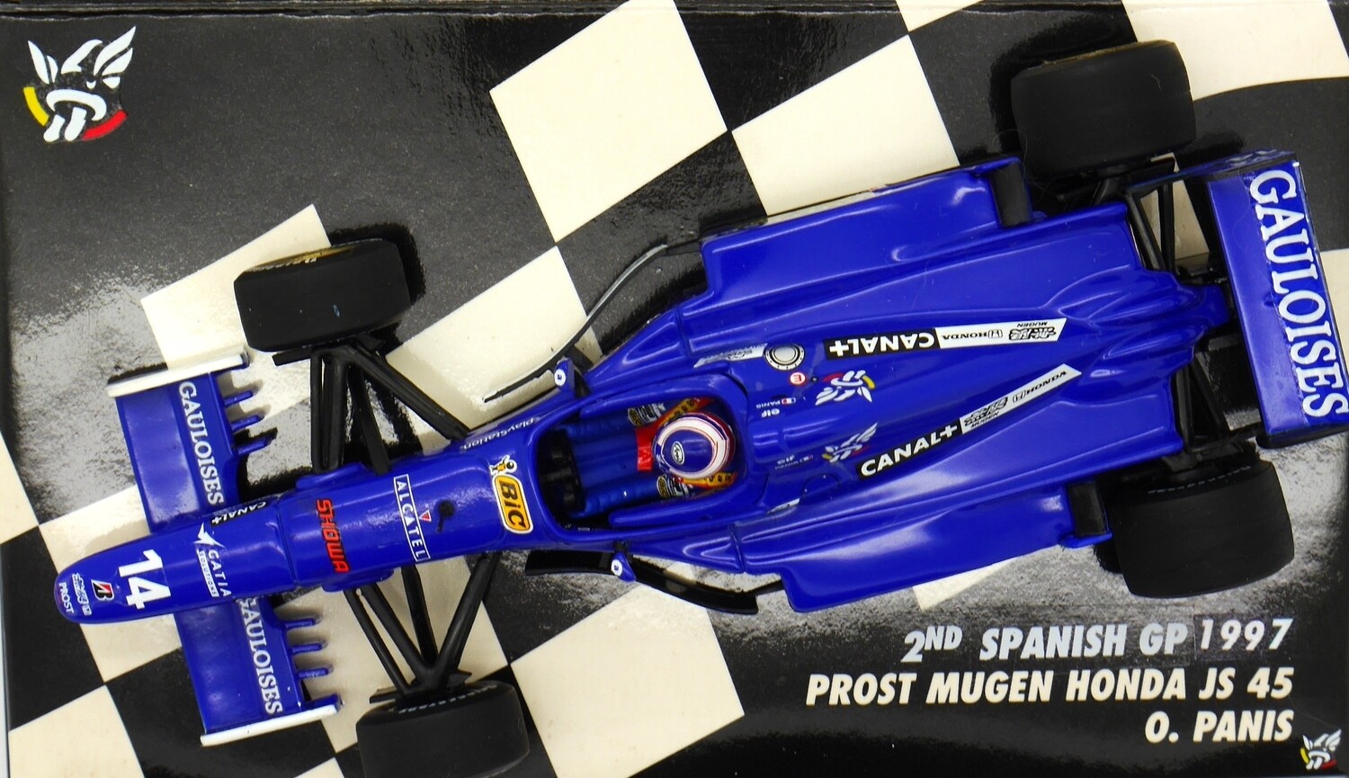 1997 Minichamps Gauloises Prost Mugen Honda JS45 O Panis Spanish