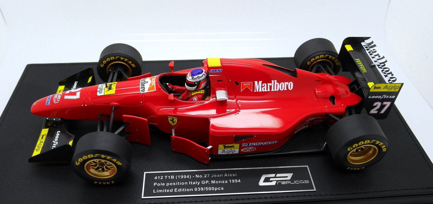 Miniature F1 GP Replicas 1/43 Ferrari 412 T N°27, Pilote Jean Alesi, 1994