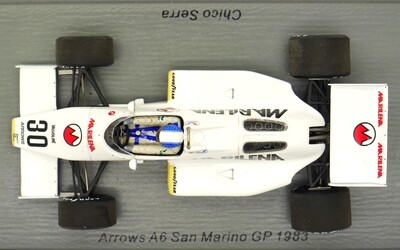 Spark 1:43 Alan Jones Arrows A6 #30 Long Beach GP formule 1 1983 S5780 modèle voiture S5780