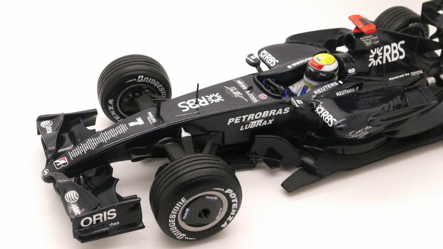 Hot Wheels 1/18 Williams FW28 – Nico Rosberg – GP Bahreïn 2006 – J2988