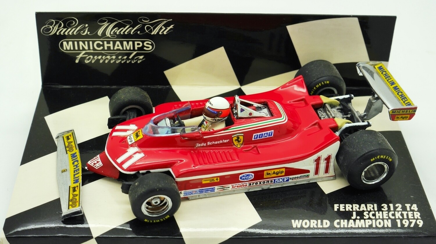 1979 Minichamps Ferrari 312T4 - J Scheckter - World Champion - 1