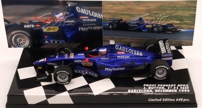 1999 Minichamps Prost Peugeot AP02 J Button test car 1/43