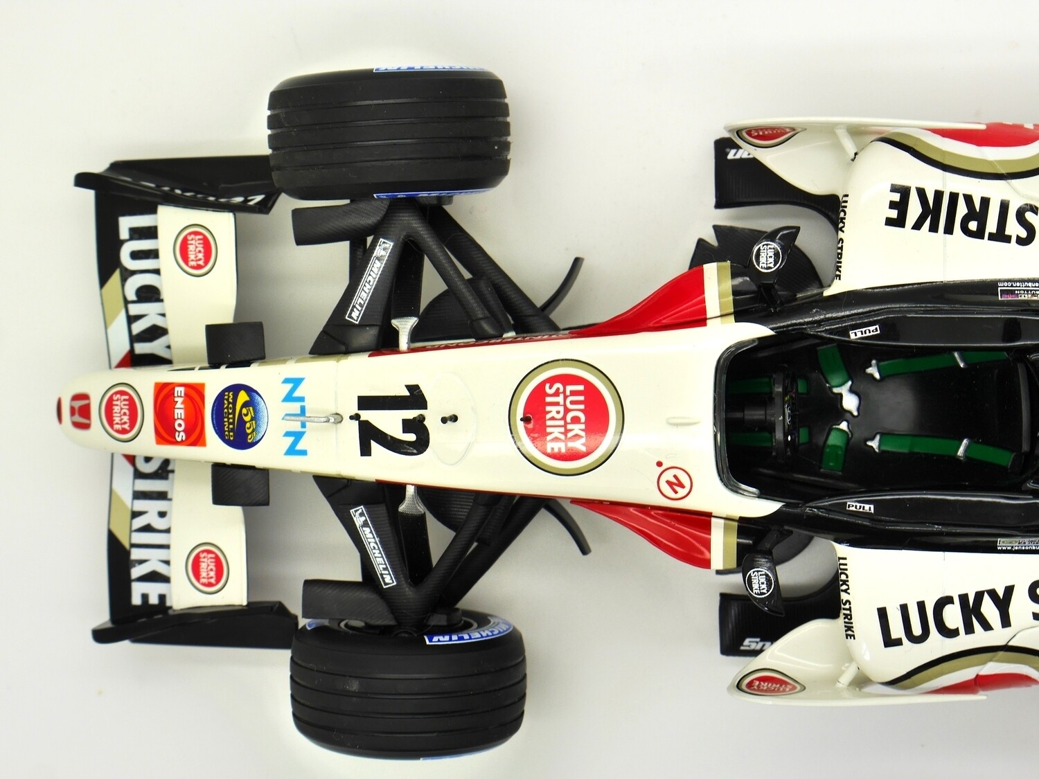 2006 Lucky Strike Honda RA106 J Button Figure version 1/18