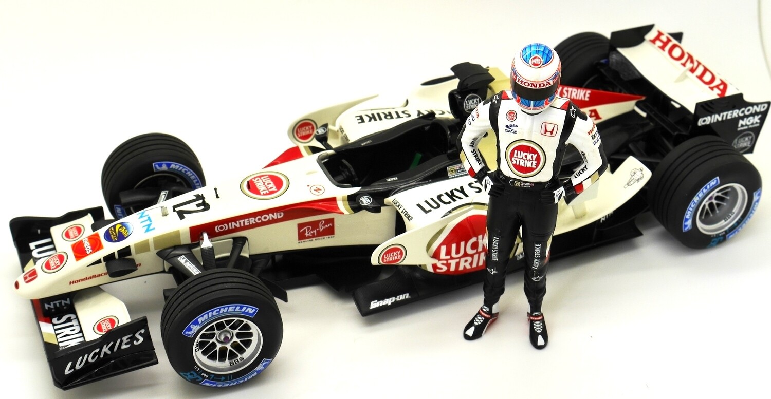 2006 Lucky Strike Honda RA106 J Button Figure version 1/18