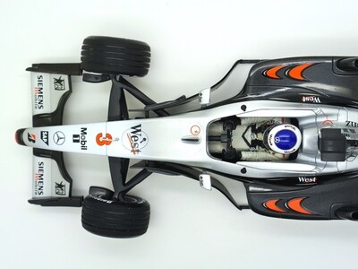2001 Minichamps West McLaren Mercedes MP4/16 M Hakkinen 1/18