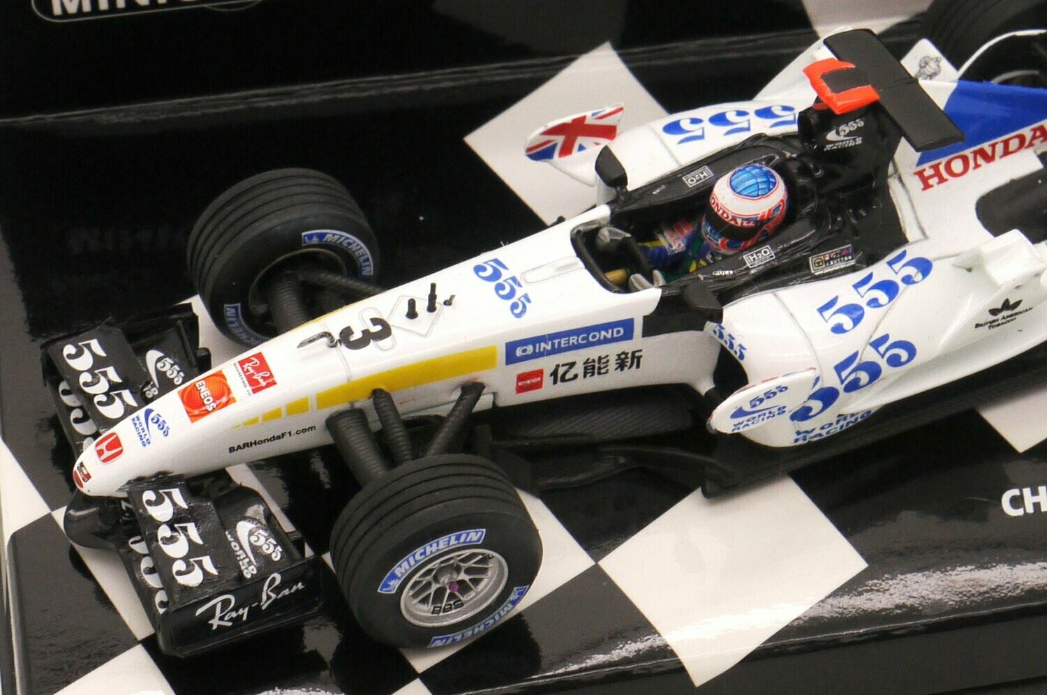 2005 555 BAR Honda 007 J Button Chinese GP 1/43