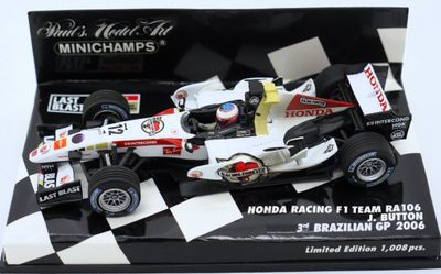 Minichamps F1 Honda F1 Button 2006 1/43 - Collection