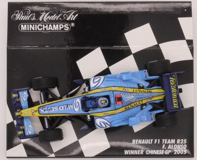 Renault R25 5 Fernando Alonso F1 Brésil 2005 3ème - World Champion Minichamps 117051705 - Miniatures Autos Motos