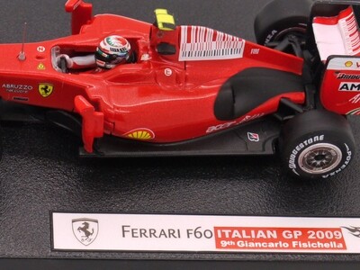 2009 Hotwheels Barcode Ferrari F60 G Fisichella 1/43