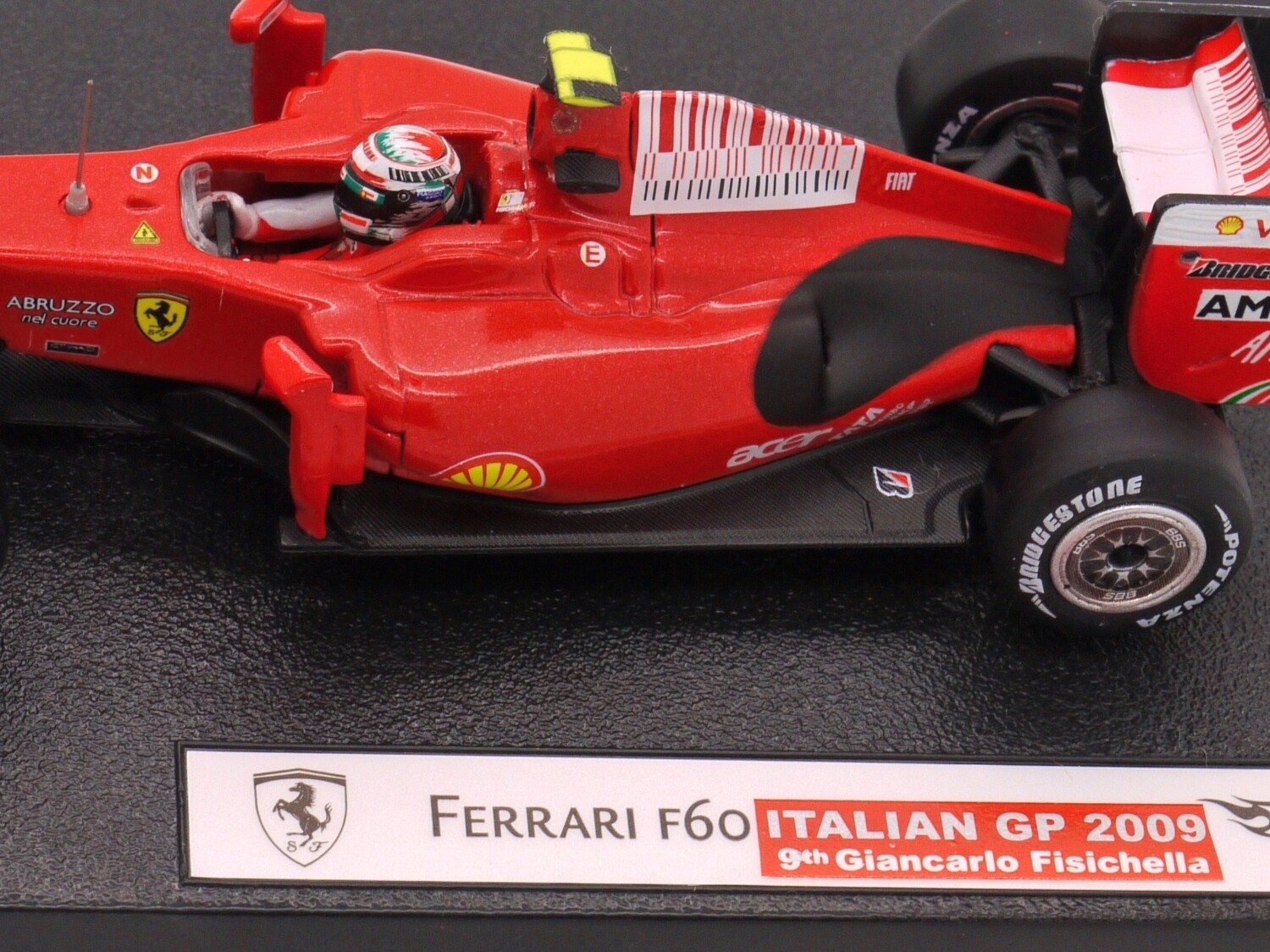 2009 Hotwheels Barcode Ferrari F60 G Fisichella 1/43