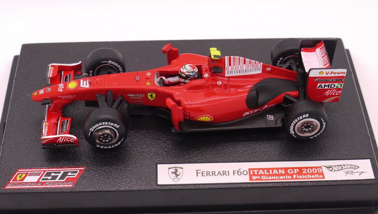 2009 Hotwheels Barcode Ferrari F60 G Fisichella 1/43
