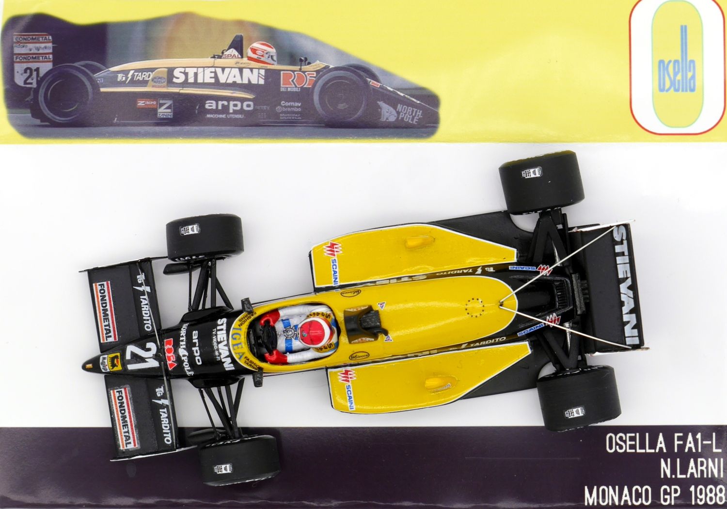 1988 Tameo Osella FA1-L N Larini 1/43