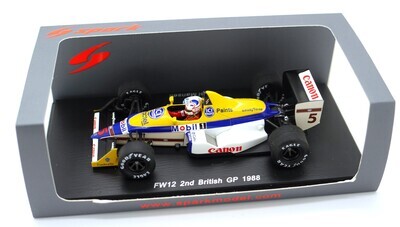 1988 Spark Williams Judd FW12 N Mansell British GP 1/43 1988 Spark Williams Judd FW12 N Mansell British GP 1/43