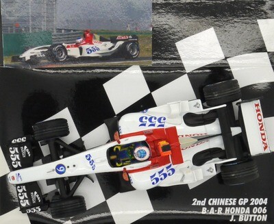 Minichamps 1/43 BAR Honda 005 Jenson Button GP France 2003 400030017