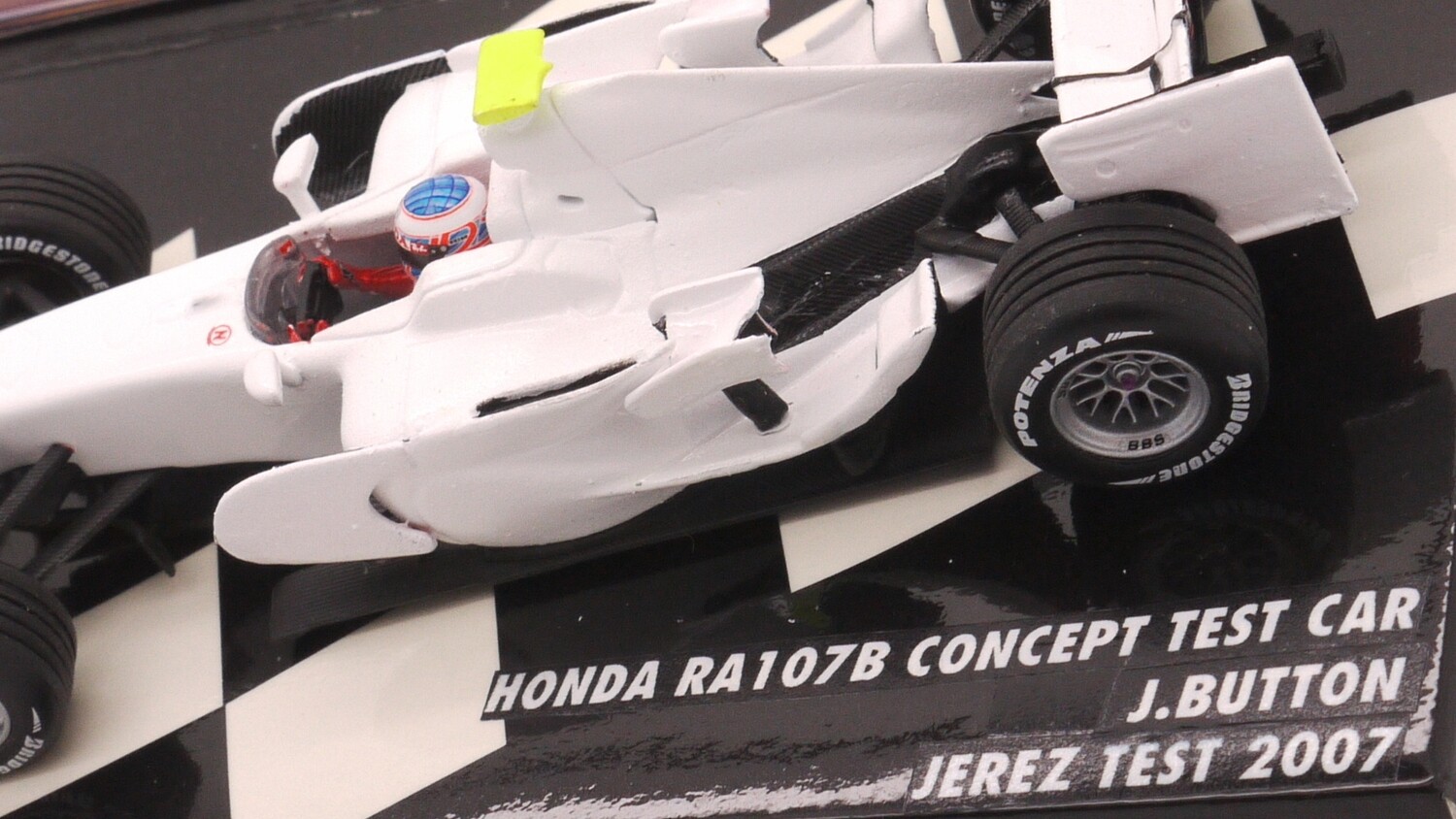 2007 Minichamps Honda RA107B J Button Jerez test 1/43