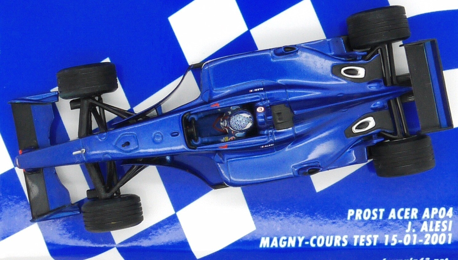 Formule 1 - Prost ACER AP04 pilotée par L.BURTI - Minichamps - 1/43ème en boite