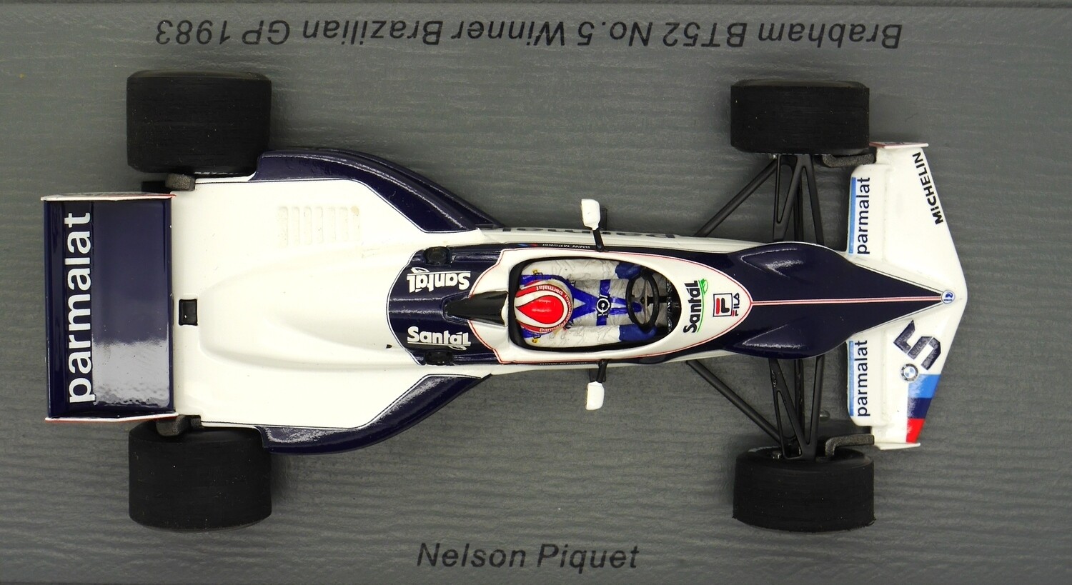 Quartzo 1/43 Scale QFC99051 - F1 Brabham BT-52 #5 Piquet 1st Brazil GP 1983