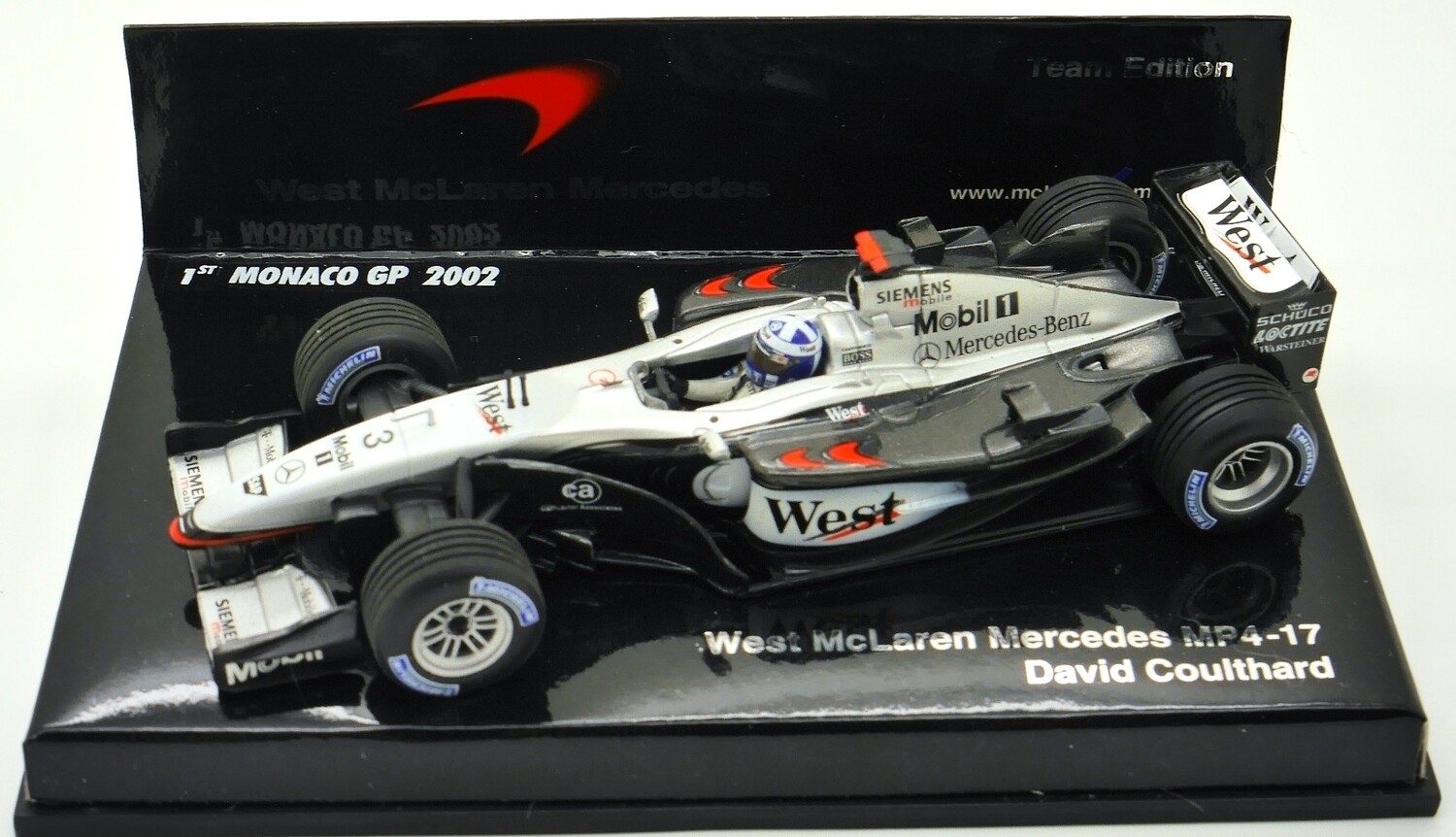 West McLaren Mercedes ミニカー シルバー 2885912804.jpg